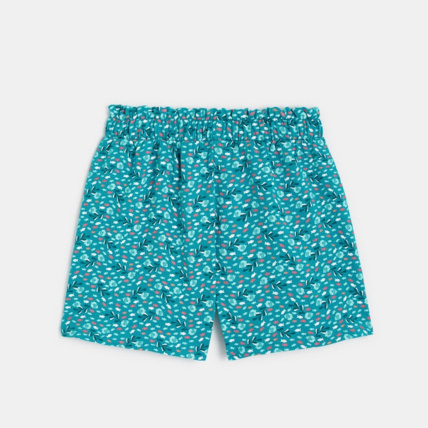 Avis Short en jersey imprimé vert fille OKAIDI 3