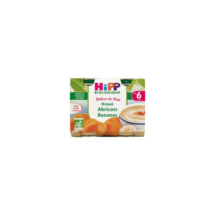 Avis Délices de lait Brassé abricots bananes 160 g dès 6 mois HIPP 1