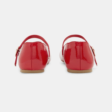 Avis Ballerines métallisées à brides rouges fille OKAIDI 5