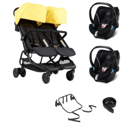 Avis Poussette double Nano Duo + 2 coques Cybex Aton 5 Mountain Buggy 1