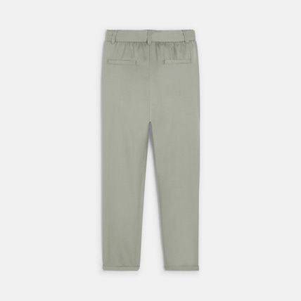 Avis Pantalon fluide uni vert fille OKAIDI 4