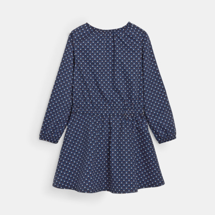 Avis Robe évasée à petits motifs bleue fille OKAIDI 3