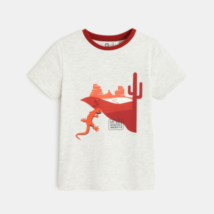 Avis T-shirt à motif coloré blanc garçon OKAIDI 1