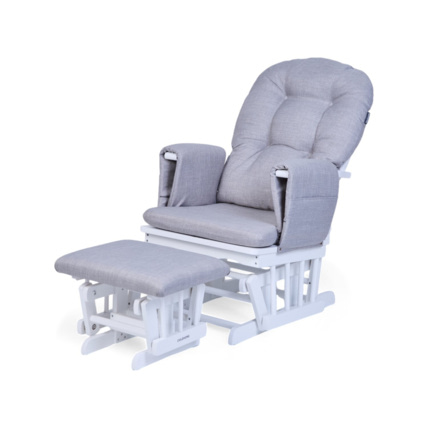 Avis Fauteuil à bascule avec repose-pied Canvas Childhome 1