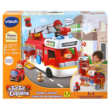 Avis Tut Tut copains - Super camion caserne de pompiers VTech 1