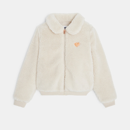 Avis Blouson en fausse fourrure beige fille OKAIDI 2