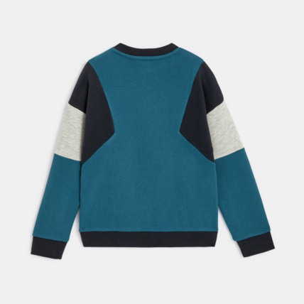 Avis Sweat-shirt colorblock bleu garçon OKAIDI 4