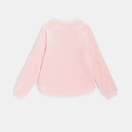 Avis Sweat en velours moelleux motif Cœur rose fille OKAIDI 4