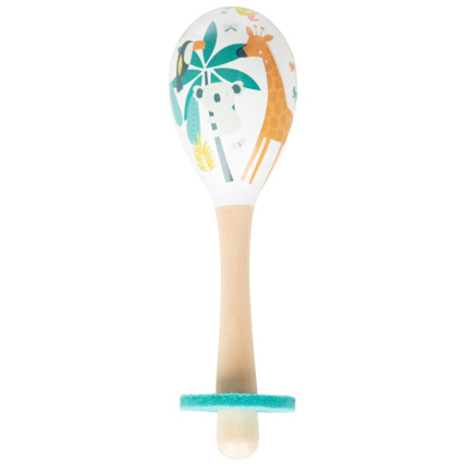 Avis Grande maraca en bois - Crazy Jungle Prémaman 1