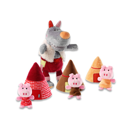 Avis MARIONNETTE LOUP ET 3 PETITS COCHONS Lilliputiens 1