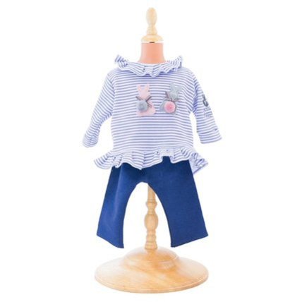 Avis Vêtement pour poupée 38 cm - Blouse lapins et leggins One World One Future CERISE ET CAPUCINE 1
