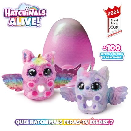 Avis Hachimals Alive Pufficorn Eclosion Secrète SPIN MASTER 1