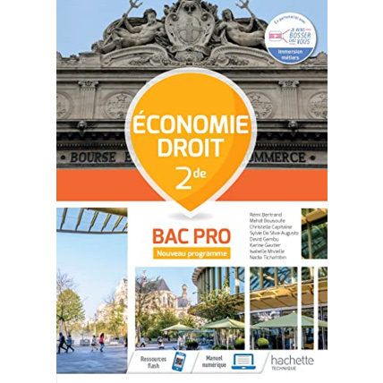 Avis Économie-Droit 2de Bac Pro - Cahier de l'élève - Éd.2020 Hachette Éducation 1