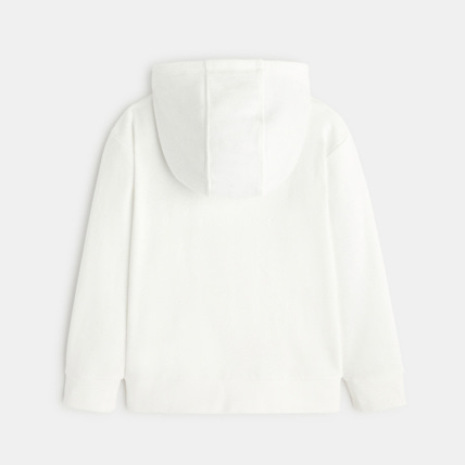 Avis Sweat-shirt rayé à capuche blanc garçon OKAIDI 4