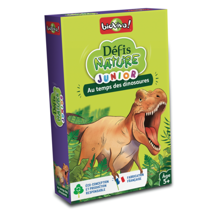 Avis Jeu éducatif Défis Nature Junior - Au temps des dinosaures BIOVIVA 1