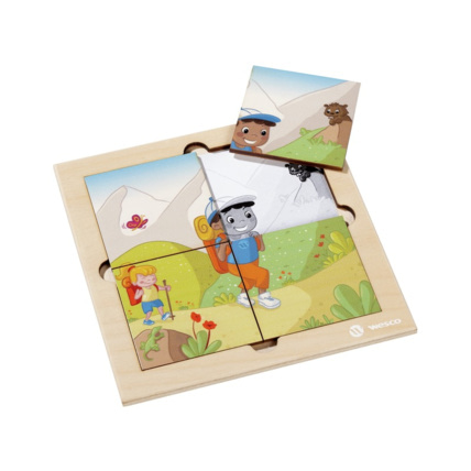 Avis Puzzle les vacances à la montagne Wesco 1
