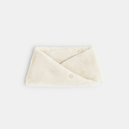 Avis Snood twisté en fausse fourrure blanc fille OKAIDI 1