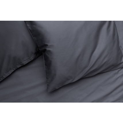 Avis Housse de couette en satin de coton - Anthracite Mon Lit Cabane 5