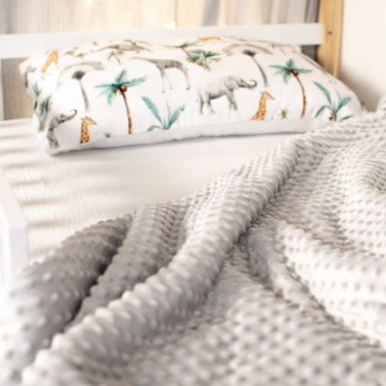 Avis Grand plaid, couverture réversible en minky Sevira Kids 2
