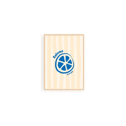 Avis Affiches personnalisées - Minimaliste avec rayure LES PETITS CITRONS 3