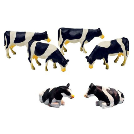 Avis Figurines Vaches noires et blanches TEAM CITY 1