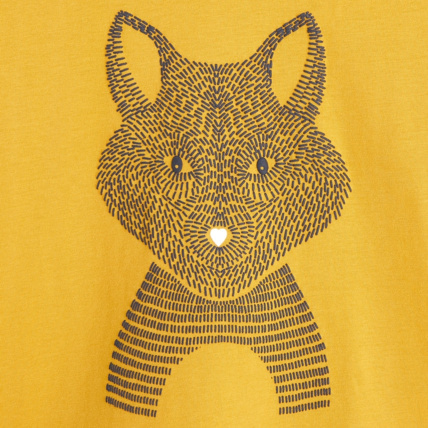 Avis T-shirt manches longues à motif animal jaune fille OKAIDI 2