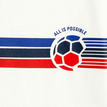 Avis T-shirt manches courtes à message blanc garçon OKAIDI 3