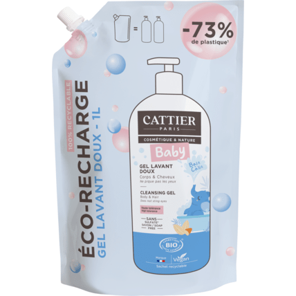 Avis Recharge - Gel lavant doux CATTIER 1