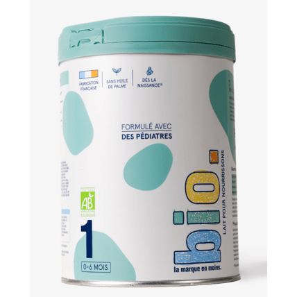 Avis Lait pour nourrisson bio 1er âge de 0 à 6 mois la marque en moins. 1