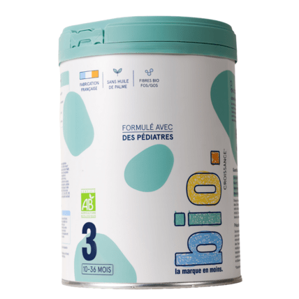 Avis Lait de croissance bio 3ème âge de 10 à 36 mois la marque en moins. 1