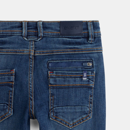 Avis Jean slim ultra-résistant bleu garçon OKAIDI 3