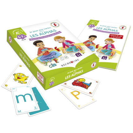 Avis Jeu éducatif Je joue aux cartes avec Les Alphas ÉDITIONS RÉCRÉALIRE 1