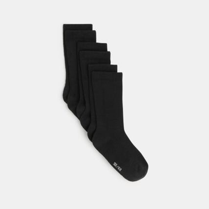 Avis Chaussettes unies (lot de 3) noires garçon OKAIDI 1