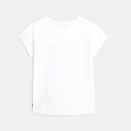 Avis T-shirt à sequins magiques Motif Coccinelle bleu fille OKAIDI 4