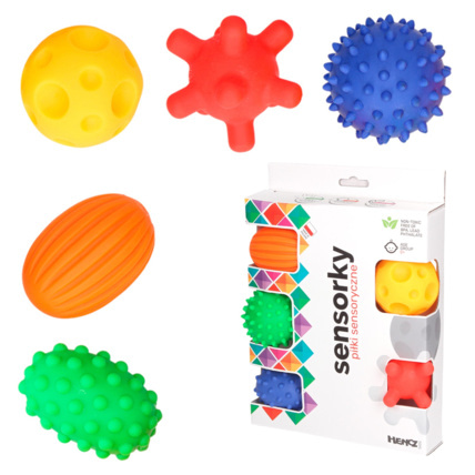 Avis Coffret de 5 balles bébé - éveil sensoriel Sevira Kids 6