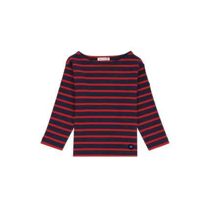 Avis Marinière "Loctudy" Kids - coton - Navire/Braise ARMOR-LUX 1