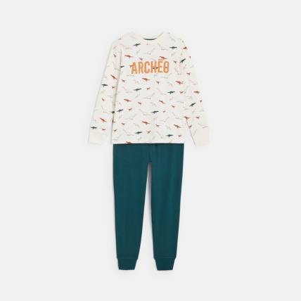 Avis Pyjama 2 pièces motifs dinosaures vert garçon OKAIDI 1