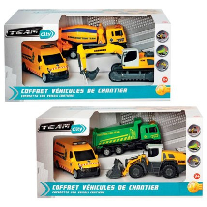 Avis Coffret véhicules de chantier pour enfant TEAM CITY 1