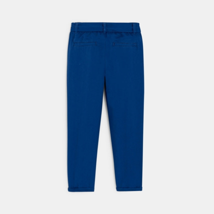 Avis Pantalon fluide uni bleu fille OKAIDI 4