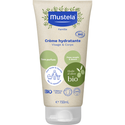 Avis Crème hydratante certifiée bio Mustela 1