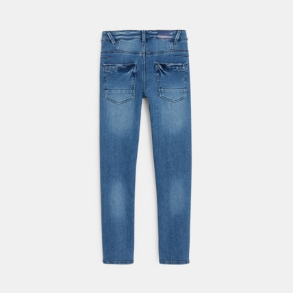 Avis Jean slim en denim recyclé bleu garçon OKAIDI 4