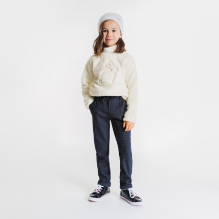 Avis Sweat en fausse fourrure beige fille OKAIDI 1