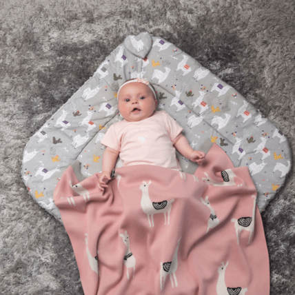 Avis Couverture plaid en coton bio, LAMA Sevira Kids 3