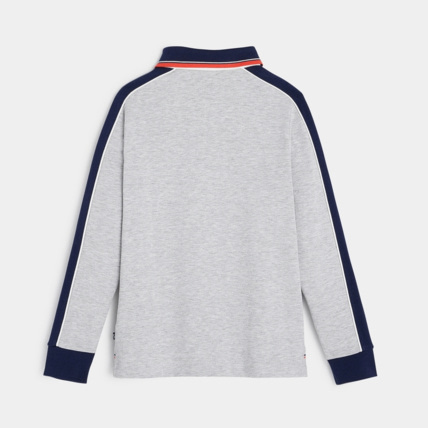 Avis Polo rugby gris garçon OKAIDI 3