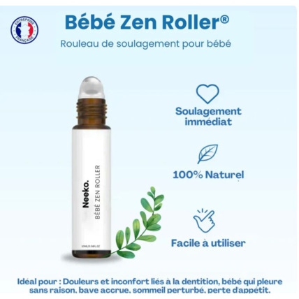 Avis Rouleau apaisant pour les poussées dentaires - Bébé Zen Roller® Neeko 1