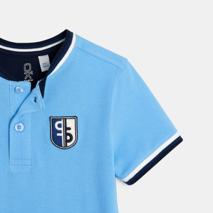 Avis T-shirt polo bleu garçon OKAIDI 2