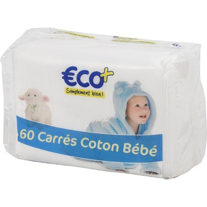 Avis Carrés coton bébé Eco+ 1