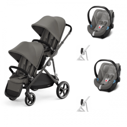 Avis Poussette Double Gazelle S + Coques Aton 5 CYBEX 1