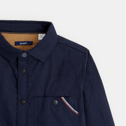 Avis Chemise unie matelassée bleue garçon OKAIDI 3