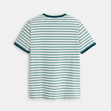 Avis T-shirt marinière vert garçon OKAIDI 4